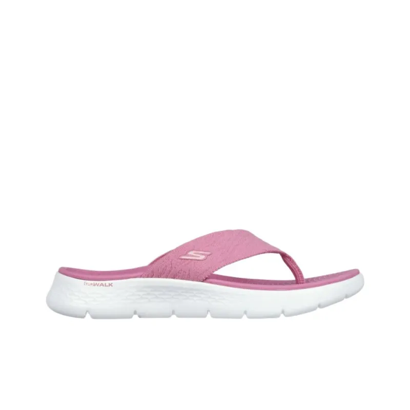 Skechers Go Walk Fle Flip Flops Women's Pink-1