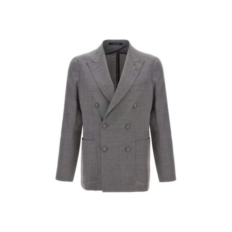 Tagliatore Montecarlo Double Breasted Blazer-0