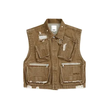 Guuka Vests Men Khaki