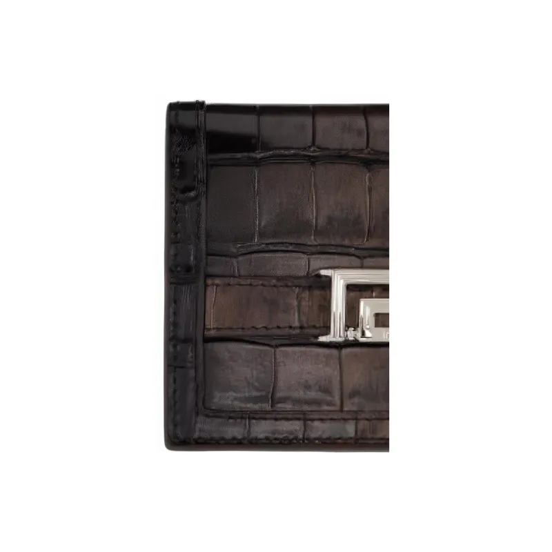 FANSIZHE Calfskin Wallet Women's Brown-4
