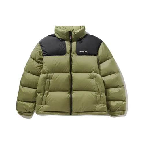 Vision Street Wear Down Jacket Unisex Olive