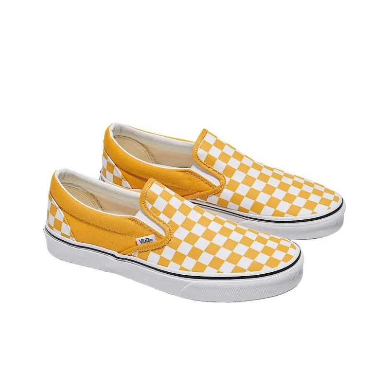 Slip On Classic Vans 'Color Theory Checkerboard Golden Glow'-1