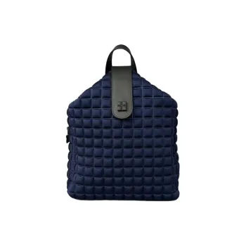 BPRIME 3D Cube Fabric Backpack Women's Marine Blue