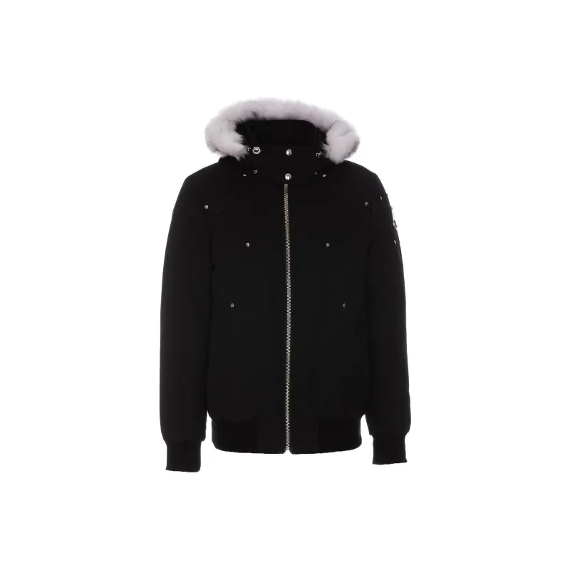 Moose Knuckles Padded Zip Up Hooded Jacket-0