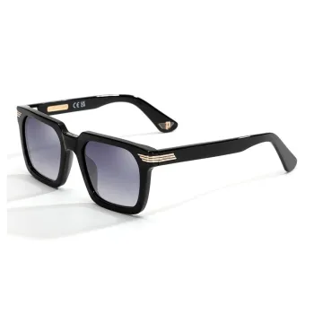 Police Plate Frame Square Sunglasses Unisex