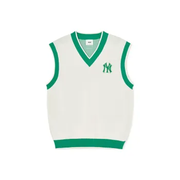 MLB SS24 New York Yankees Vest Unisex Cream