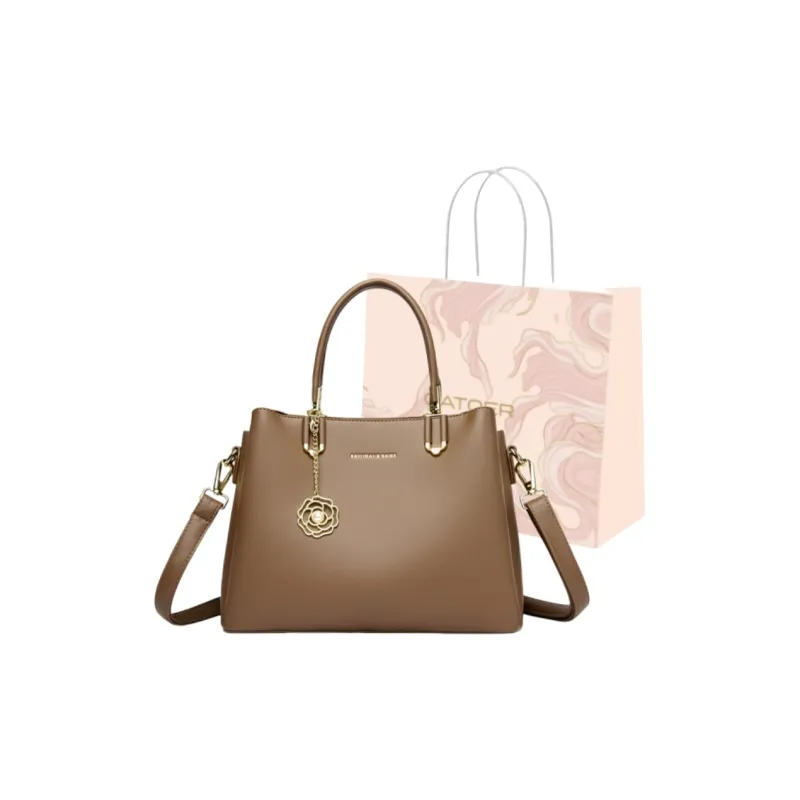 GATOER PU Handbag Regular Women's Black/Linen/Warm Gray/Light Brown/Jasper-8