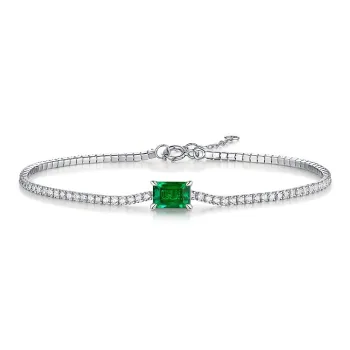 Syrup Synthetic Emerald Bracelets Women's