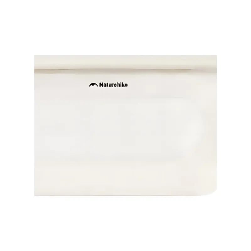 NATUREHIKE Polyamide Makeup Bag Unisex Moonlit White/Graphite Black-4
