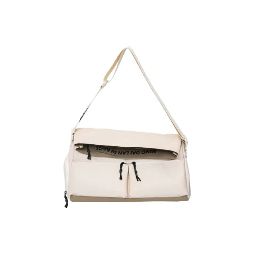GOBLIN SHARKS 1759 Oxford Travel Bag Unisex White/Black & Purple/Black & Green