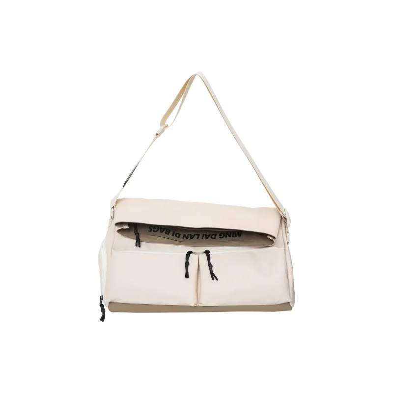 GOBLIN SHARKS 1759 Oxford Travel Bag Unisex White/Black & Purple/Black & Green-0