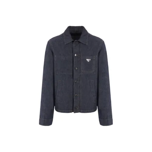 PRADA Triangle logo Shirt Jacket