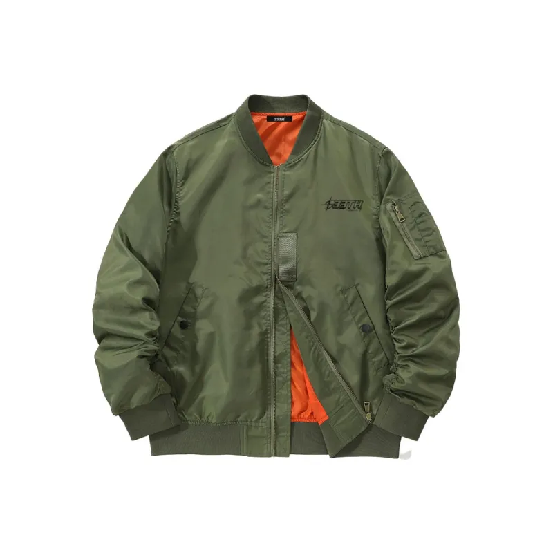 33TH Jackets Coats Unisex Army Green-0