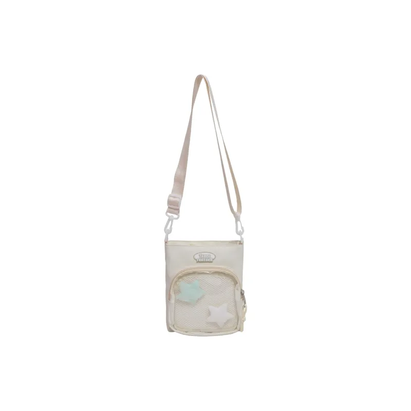 OUZIHUANG Nylon Crossbody Bag Regular Women's Black/White/Light Pink/Light Green/Light Yellow/Light Blue-5