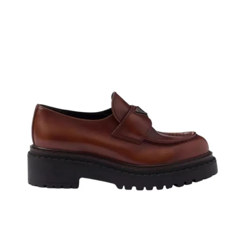 PRADA Loafers 5.5cm Women's Brown-1