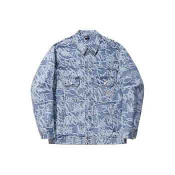 LiNing Denim Jacket Men's Light Blue
