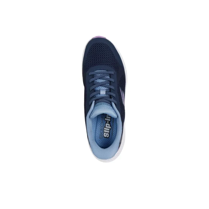 Skechers Slip ins Low Top Running Shoes Women's Marine Blue-4
