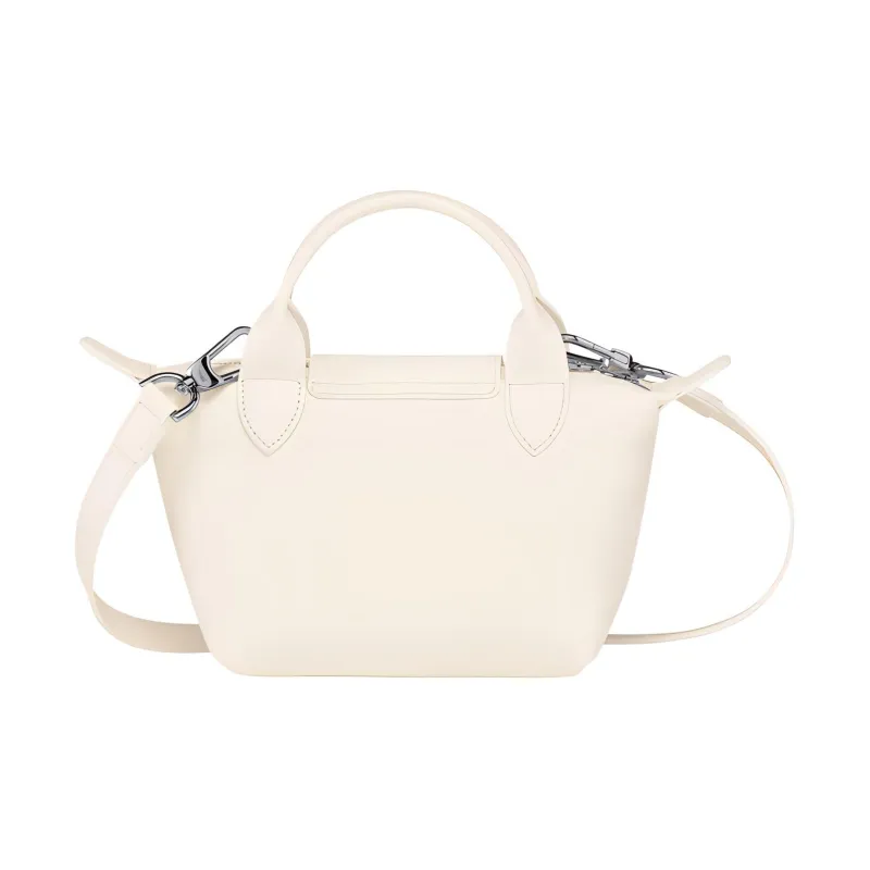 LONGCHAMP Sheepskin Dumpling Bag Big Bag Handbag Shoulder Bag Crossbody Bag Mini Women's Ivory-2