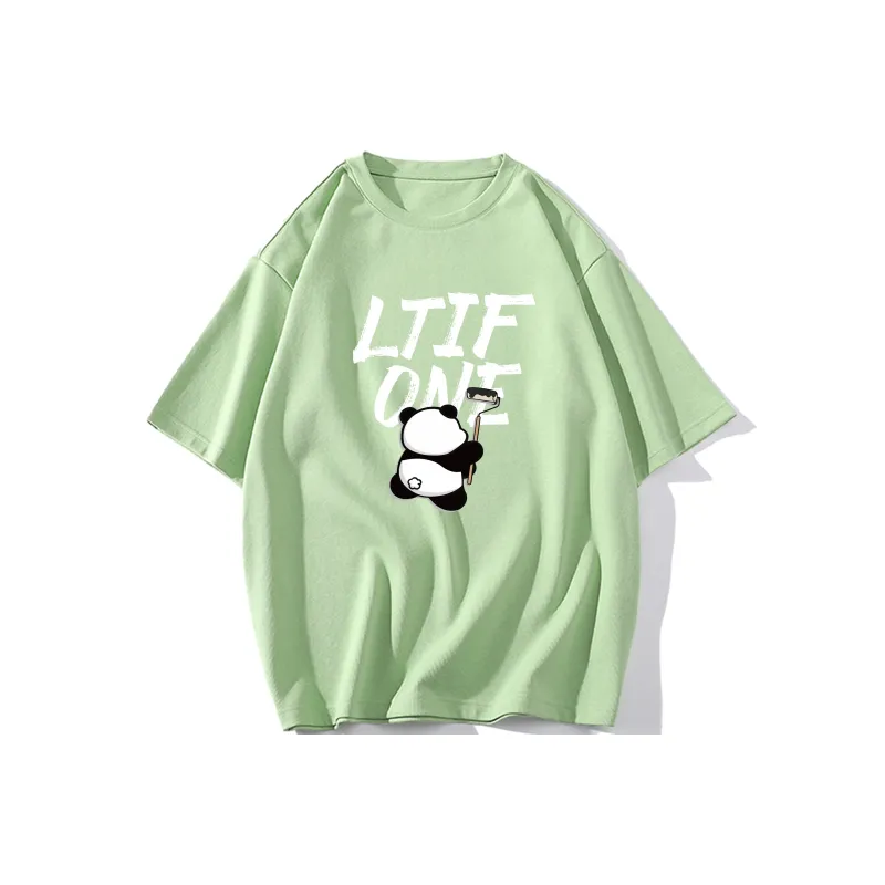 LTIFONE Loose Fit Versatile 100% Cotton T Shirt Unisex-10