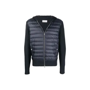 Moncler Down Jackets Men Navy Blue