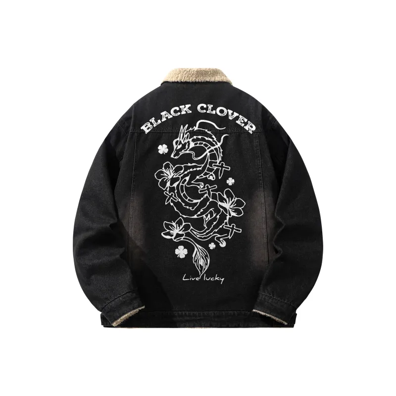 BLACK CLOVER Denim Jacket Unisex-0