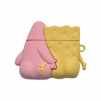 CHRROTA Compatibility With Apple AirPods 4 Silicone Cartoon Hug Baby Stars Headphone Cases