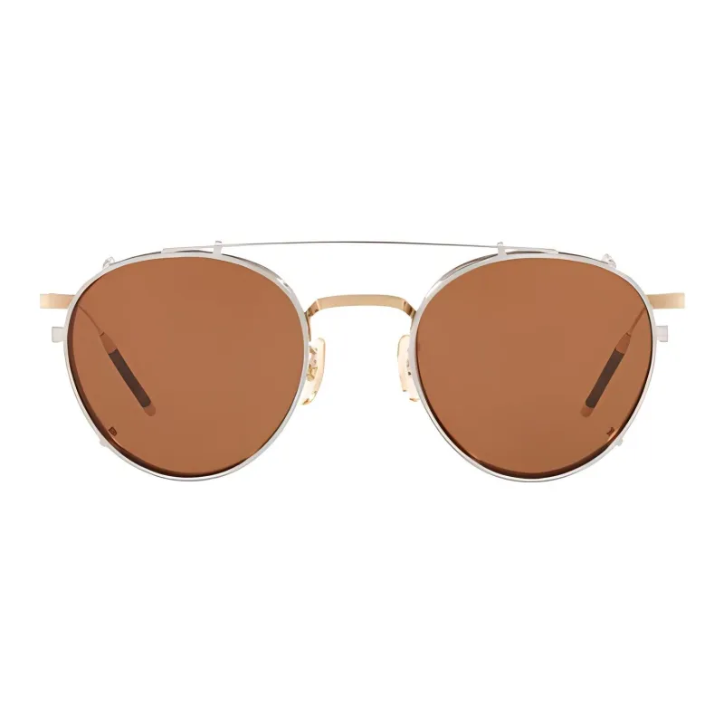 Oliver Peoples Aviator Sunglasses Unisex Gold-1