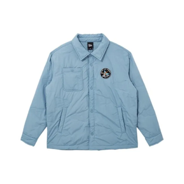 New Era FW22 Puffer Jacket Unisex Ice Blue-0