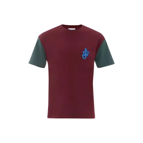 JW Anderson Anchor patch Contrast sleeves T shirt
