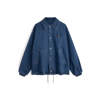 CALVIN KLEIN Denim Jacket Men's Denim Blue