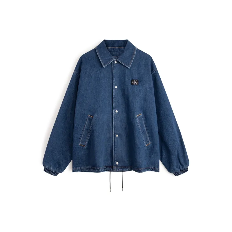 CALVIN KLEIN Denim Jacket Men's Denim Blue-0