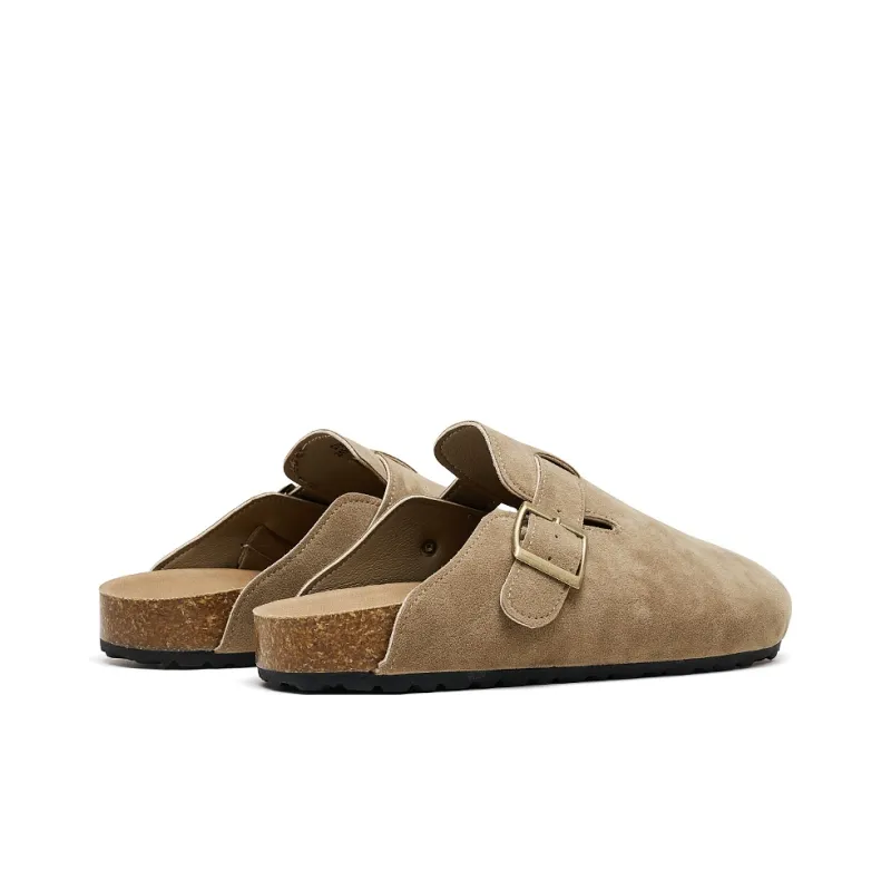 VANSSI Abrasion Resistant Slip Resistant Slip on Lazy Birkenstock Shoes, Closed Toe Slippers Outerwear Unisex-5
