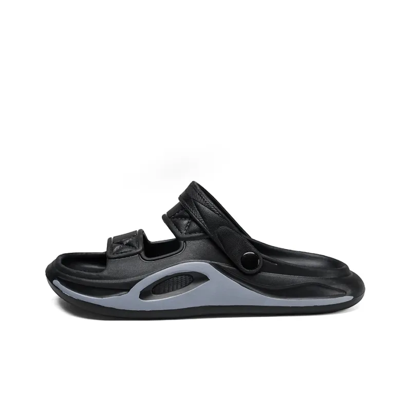 FCMM Beach Sandals Unisex Black/Black Gray Beige Orange/Matcha Green-5