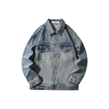 JASONWOOD Cowboy On The Run Denim Jacket Unisex Misty Blue