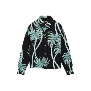 AMIRI Palm Tapestry Overshirt