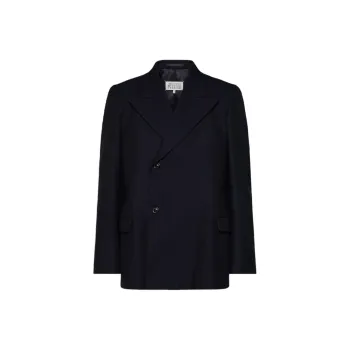 Maison Margiela Barathea Single-Breasted Suit Jacket