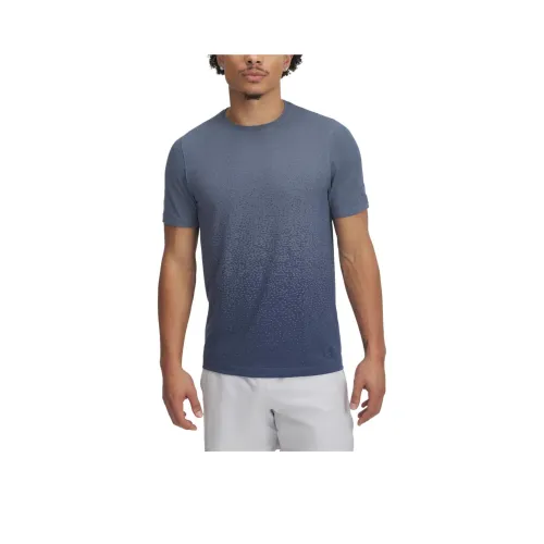 Under Armour Vanish purple Seamless T Shirt Men's Blue