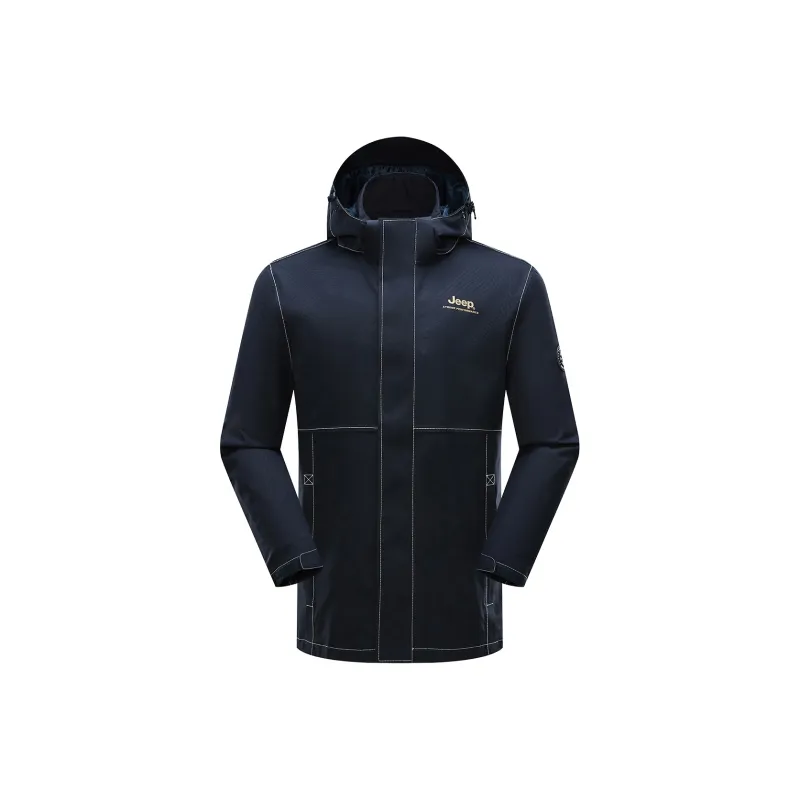 Jeep Windproof Breathable Water Repellent Moisture Wicking Water Resistant Windbreaker Jacket Men's-2