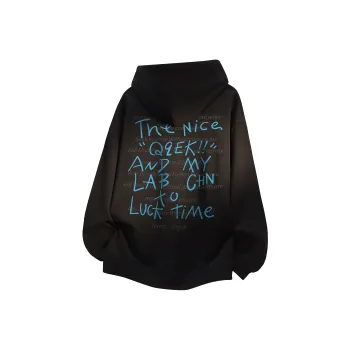 OGEK Sweatshirt Jacket Unisex Black