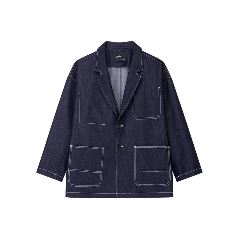 HERBEL Denim Jacket Men's Navy Blue-0
