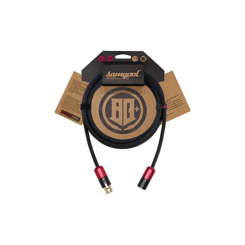 SAMGOOL+ MC Pro Collection Sengoku, Microphone Connecting Thread, Large 3 Core XLR Guitar Accessories-2