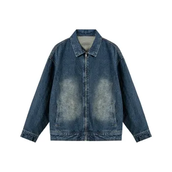 XINYINSU Denim Jacket Unisex Black