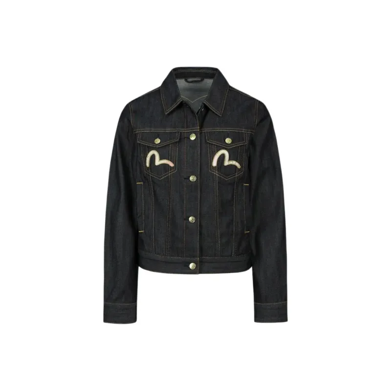 EVISU SS24 Denim Jacket Unisex Denim Blue-0