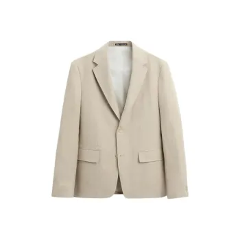 ZARA Business Suits Men Beige