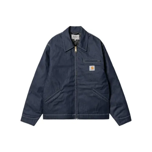 Carhartt WIP OG Detroit MEN Jacket Denim MEN Jacket Men's Blue Stiffness