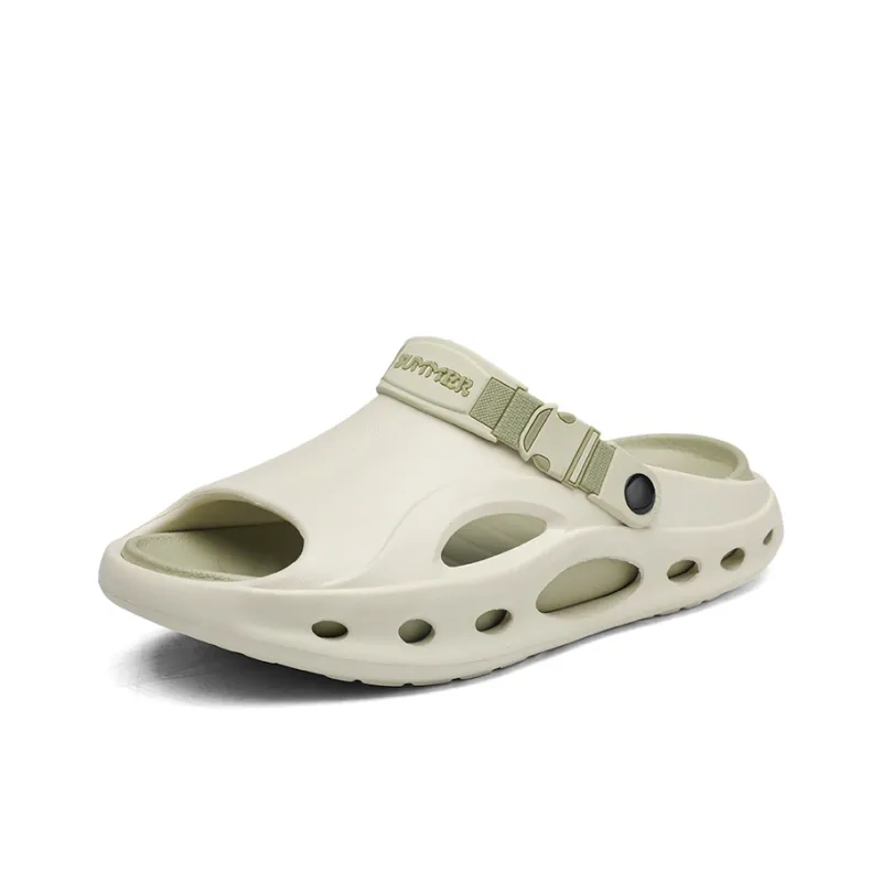 YUZHAOLIN Beach Sandals Men White Black, Beige Brown, Mint Green-1