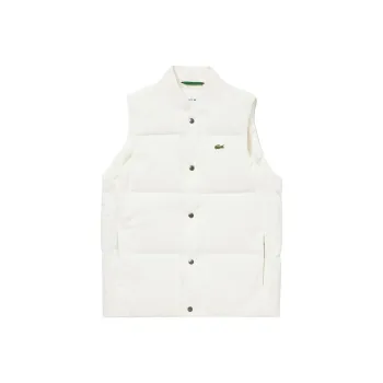 LACOSTE Vests Men White