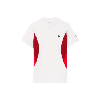 LACOSTE Djokovic Collaboration T Shirts Men White