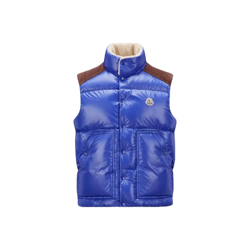 Moncler Vests Men Blue-0