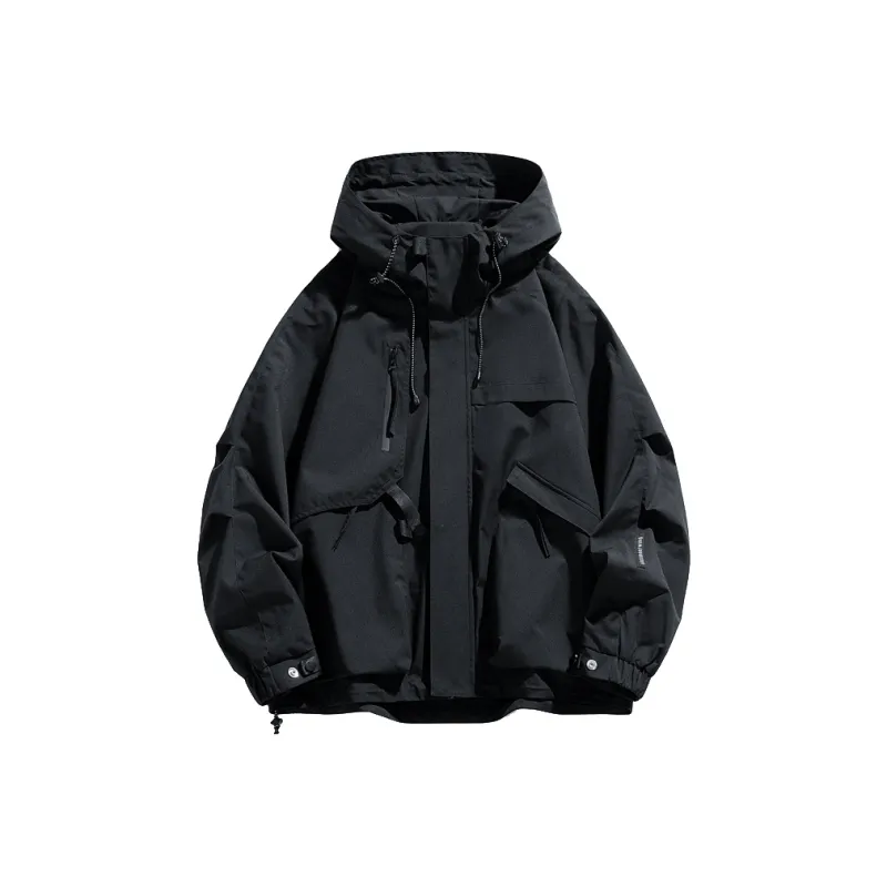 33TH Jackets Coats Unisex Khaki Fabric Color-12